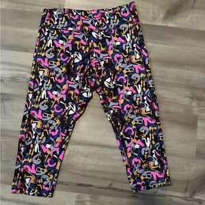 Tek Gear Athletic High Waisted Capri Pants XL